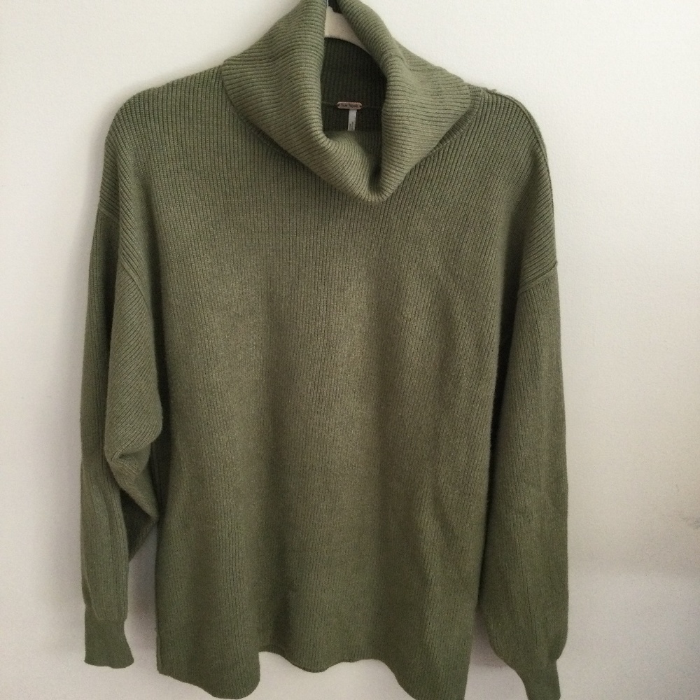 Green - Free People Softly Structured Sweater